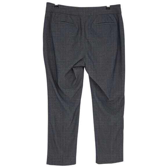 Ann Taylor LOFT Julie Straight Leg Dress Pants Gray High Rise Career 10 - Picture 3 of 7